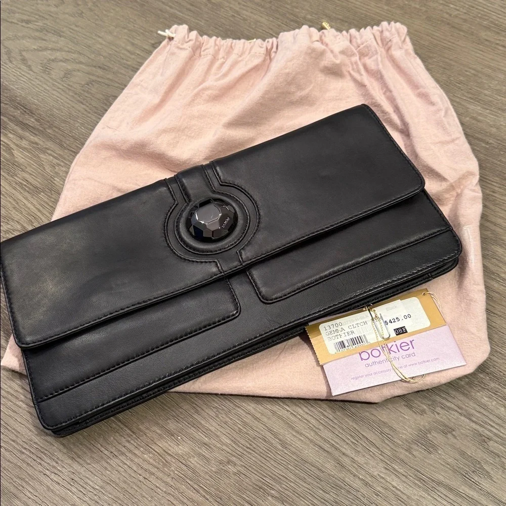 Botkier GEMMA Black Clutch Bag